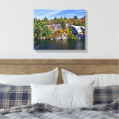 Herfst Foliage rond het Minnewaskameer Canvas Afdruk (Insitu (Slaapkamer))