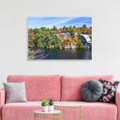 Herfst Foliage rond Minnewaska Canvas Afdruk (Insitu (Woonkamer))