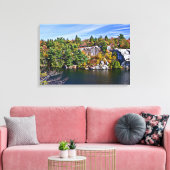 Herfst Foliage rond Minnewaska Canvas Afdruk (Insitu (Woonkamer))