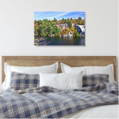 Herfst Foliage rond Minnewaska Canvas Afdruk (Insitu (Slaapkamer))
