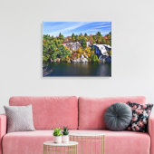 Herfst Foliage rond Minnewaska Canvas Afdruk (Insitu (Woonkamer))