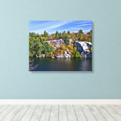 Herfst Foliage rond Minnewaska Canvas Afdruk (Insitu (Houten vloer))