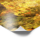 Herfst Foliage Rural Road U.P. Michigan Photograph Foto Afdruk (Hoek)