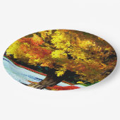 Herfst Foliage Rustic Autumn Wedding Colors Papieren Bordje (Gekanteld)