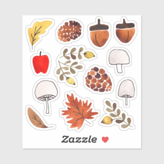 Herfst Foliage Stickers (Vel)