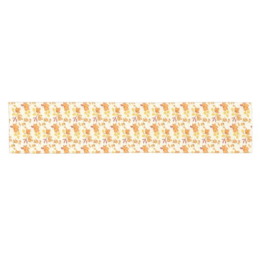 Herfst Foliage Table Runner Korte Tafelloper (Horizontaal)