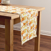 Herfst Foliage Table Runner Korte Tafelloper (Voorbeeld)