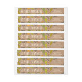 Herfst Foliage Thankful Envelope Wrap Adresetikett (Vel)