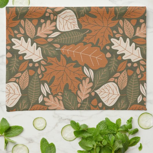 Herfst Foliage Theedoek (Gevouwen)