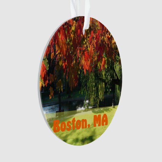 Herfst Foliage uit Boston Ornament (voorkant)