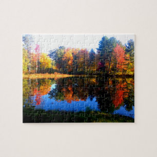 Herfst Foliage uit New England Puzzle Legpuzzel