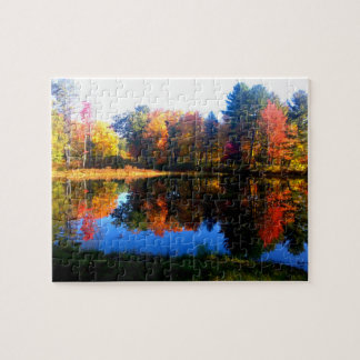 Herfst Foliage uit New England Puzzle Legpuzzel