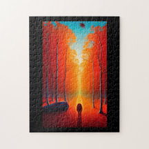 Herfst foliage uitheemse bol oranje gouden bladere