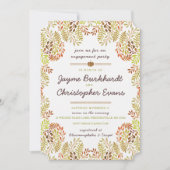 Herfst foliage Verloving Kaart (Voorkant)