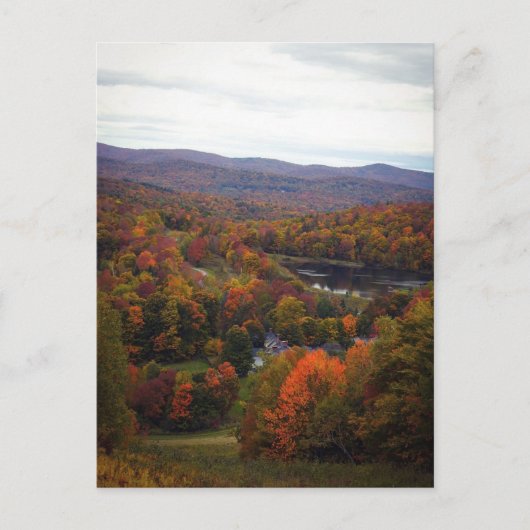 Herfst Foliage Vermont Autumn Glory Schilderachtig Briefkaart (Voorkant)