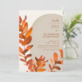 Herfst Foliage Vibrance Vrijgezellenfeest Kaart (Staand voorkant)