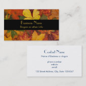 Herfst Foliage Visitekaartje (Voorkant / Achterkant)