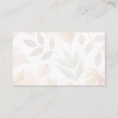 Herfst Foliage Waterverf Boeken voor Baby herfst Informatiekaartje (Achterkant)