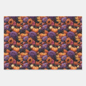 Herfst Foliage Waterverf isometrische vectorkunst Inpakpapier Vel (Voorkant 2)