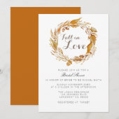 Herfst Foliage Waterverf | Vrijgezellenfeest uitno Kaart (Voorkant / Achterkant)