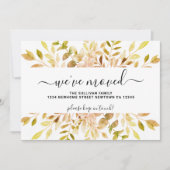 Herfst Foliage We hebben de aankondiging verplaats (Voorkant)