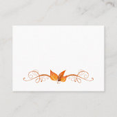 Herfst Foliage Wedding Place Card Plaatskaartje (Achterkant)