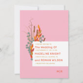 Herfst Foliage Wedding Uitnodiging (Voorkant)