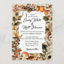 Herfst Foliage Wedding Uitnodiging