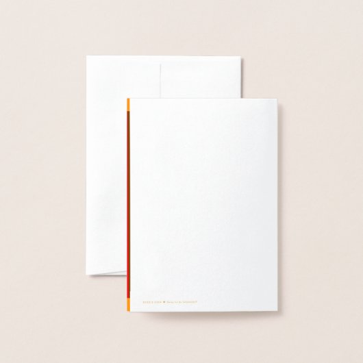 Herfst Folie Kaart (Met envelop)