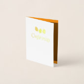 Herfst Foliekaart Folie Kaarten (Voorkant)