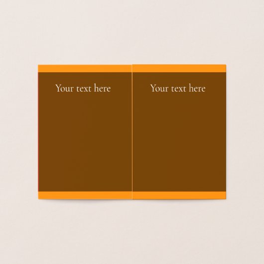 Herfst Foliekaart Folie Kaarten (Binnen)