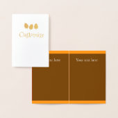 Herfst Foliekaart Folie Kaarten (Display)