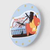 Herfst FolkArt Decor Advertentie Grote Klok (Hoek)