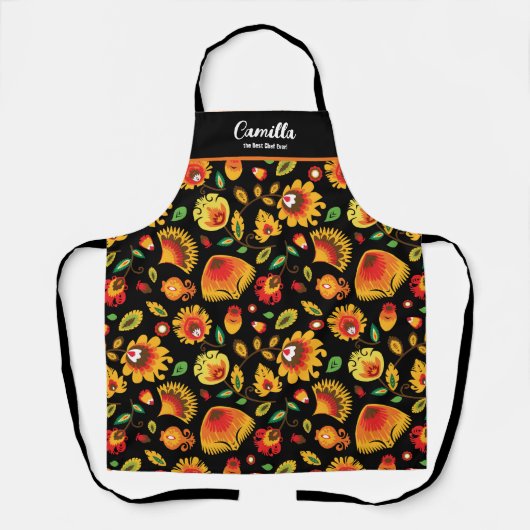 herfst Folklore Schort (Voorkant)