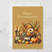 Herfst Food Bounty Vriendschapsschenking Kaart (Voorkant)