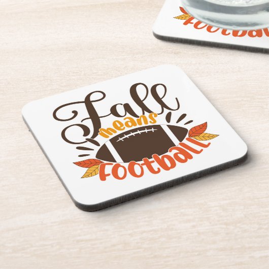 Herfst: Football Bier Onderzetter (Linkerzijde)