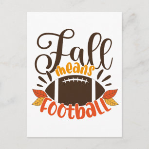 Herfst: Football Briefkaart