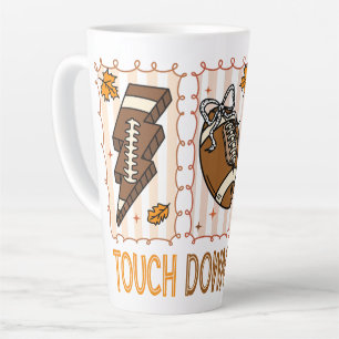 Herfst Football Game Day Latte Mok