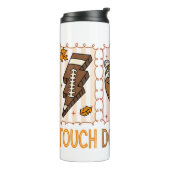 Herfst Football Game Day Thermosbeker (Gedraaid links)