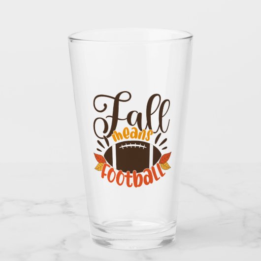 Herfst: Football Glas (Voorkant)