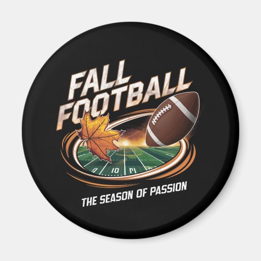 herfst football magneet (Voorkant)