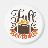 Herfst: Football Magneet (Voorkant)