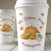 Herfst Football Pumpkin Latte Waterverf