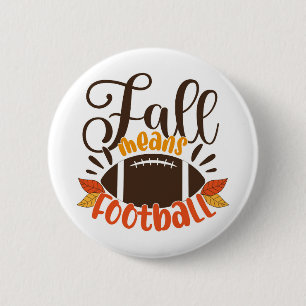 Herfst: Football Ronde Button 5,7 Cm