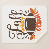 Herfst: Football Sherpa Deken (Voorkant (horizontaal))