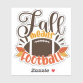 Herfst: Football Sticker (Vel)