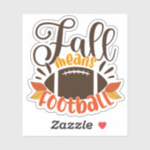 Herfst: Football Sticker (Vel)