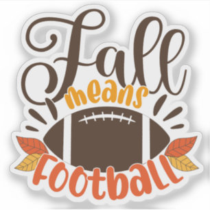 Herfst: Football Sticker