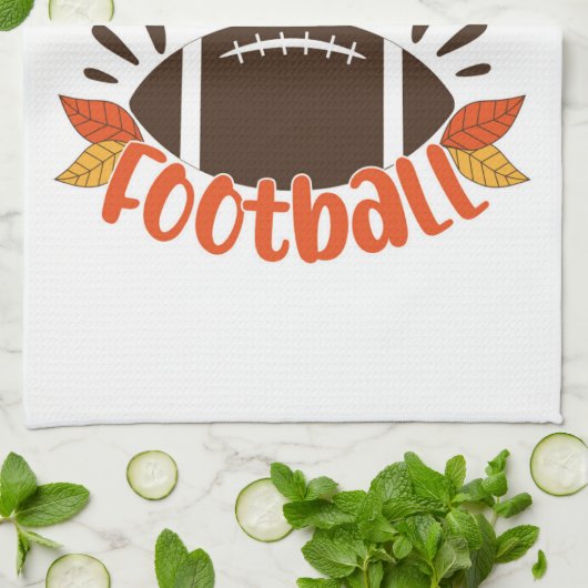 Herfst: Football Theedoek (Gevouwen)