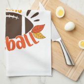 Herfst: Football Theedoek (Quarter Fold)